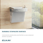 Elkay Wall Mount Hands-Free Activation ADA Cooler Filtered Refrigerated Stainless