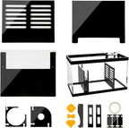 LYL LEYOULAND Adjustable Sump Baffle Kit - Refugium Kit for 10 Gallon Tank - Reef Aquarium - Saltwater Aquarium Filter System- Protein Skimmer Sump