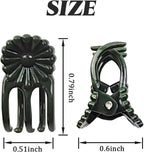 GXXMEI 400PCS Orchid Clips for Plants Support - Dark Green, for Small - Middle Climbing Plants Vine Plants & Single Stem Plants