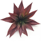 Artificial Aloe Vera Plant, 11Inch Realistic Large Fake Succulents for Indoor Outdoor Home Decor, Red