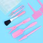 HEMOTON 16-Piece Succulent Gardening Tool Set Portable Planting Tools Kit Trowel Pruners Spray Bottle for Home and Professional Use for Small Plants and Indoor Gardening