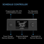 AC Infinity Heavy-Duty Large Humidity Dome w/Full Spectrum LED Grow Light Bars, Samsung LM301H EVO Diodes, 3mm Thickest Dome and 6x12 Trays, Vent Extension Panels, for Seed Starting and Propagation