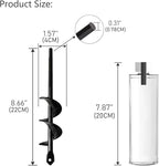 Garden Tools Bulb Planter Auger Drill Bit for Planting 1.57x8.66 Inches