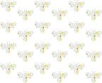 Set of 24 Yellow Bee Seed Paper – Writable & Plantable Wildflower with Envelopes & Planting Guides, Mom's Gift for Mother’s Day, Use for Wedding, Baby Shower, Party Favors & Easter Decorations