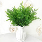 PASYOU Artificial Fern Plants, Fake Ferns Shrubs Plant Plastic Greenery Faux Monstera Leaves Stems Boston Leaf for Outdoor Indoor Decor Home Garden Party Office Wedding Decoration DIY - 4 Pack