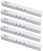 KINJOEK 1200 PCS White Plant Labels Tags, Plastic Adjustable Wrap Around Waterproof Hanging Garden Tree Name Tags, 2x20cm Strip Plant Tag for Identifying Various Outdoor Nursery Plants Flowers