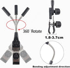 Chair Umbrella with Clamp,46 inches UPF 50+ Clip on Parasol for Patio,Beach Chairs,Strollers,Wheelchairs,Golf Carts