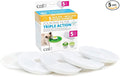 Catit Triple Action Replacement Original Water Fountain Filters, 5 Pack – Official Replacement Filters for Catit Cat Drinking Water Fountains