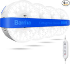 Barrina Orbgrow OG09 Puck Grow Light, 5000K 36W(4 x 9W, 540 Watt Equiv), Full Spectrum Plant Light for Indoor Plants, Magnetic & Linkable with Timer, 5 Levels Dimmable for Plant Shelf, 4 Packs