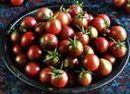 30+ Black Cherry Tomato Seeds, Heirloom Non-GMO, Low Acid, Indeterminate, Open-Pollinated, Sweet, Productive, from USA