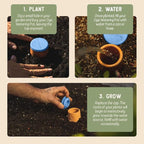 Growoya Garden OYA Large Watering Pot Plant Irrigation System Sustainable Traditional Olla Watering Smart Underground Watering Available for Garden Beds Raised Beds and Grow Bags