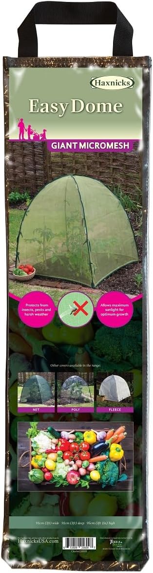 Haxnicks Giant Easy Micromesh Plant Protection Dome, 36" L x 36" W x 37" H