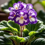 50 Saintpaulia Flower Seeds for Planting, Mixed Color Rare African Violet Seed, Perennial Non-GMO African Violet Seeds for Small Garden Border, Home Outdoor