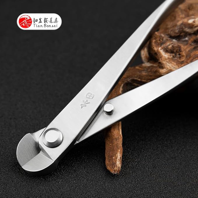 tianbonsai Professional Grade Wire Cutter Bonsai Tools 4Cr13MoV Alloy Steel 205 Mm