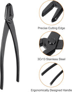 HARFINGTON Bonsai Jin Pliers 8.7 Inch 220mm Bonsai Tool Wire Plier Branch Cutter Gardening Pruner for Branch Cutting, Black