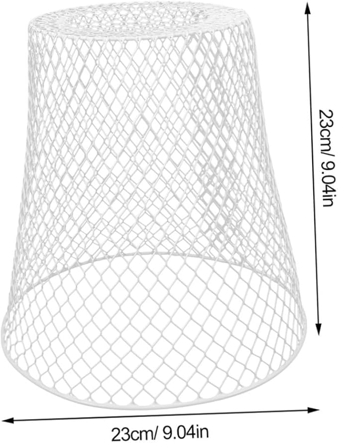 4pcs Iron Wire Plant Protective Cage Mesh Covers for Garden Flowerpots Reusable Plant Protectors with Ventilated Design Suitable for Outdoor Vegetables and Seedlings