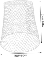 4pcs Iron Wire Plant Protective Cage Mesh Covers for Garden Flowerpots Reusable Plant Protectors with Ventilated Design Suitable for Outdoor Vegetables and Seedlings