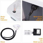 FLTRGO Hydroponics Tower - Hydroponics Growing System for Indoor Herbs, Fruits and Vegetables - Aeroponic Tower with Hydrating Pump, Timer, Adapter, Seeding Bed & Net Pots