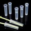 20Pcs Flower Water Tubes, 4cm Long Plastic Floral Hydration Vials with Caps, Clear Water Storage for Fresh Flower Preservation, Cut Flower Hydration for Bouquets Arrangements DIY