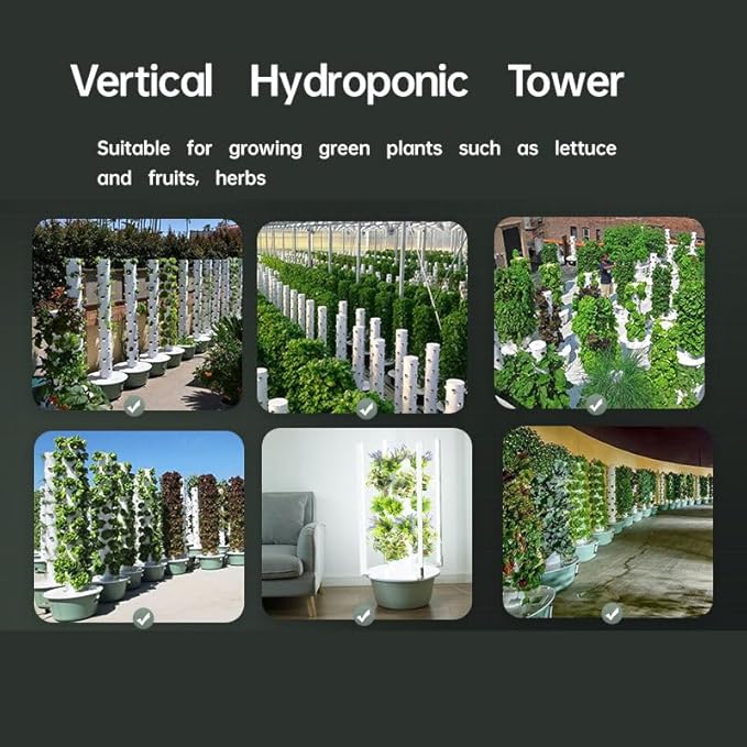 Hydroponic Growing Kit System with 4 LED Grow Lights,Hydroponics Tower Set, 7 Layer 28 Pots Planter, Vertical Hydro Tower Indoor Herb Garden Kit for Lettuce, Veggies, and Fresh Greens