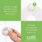 Catit LED Flower Fountain with Triple Action Filter, Cat Drinking Water Fountain, 3 L