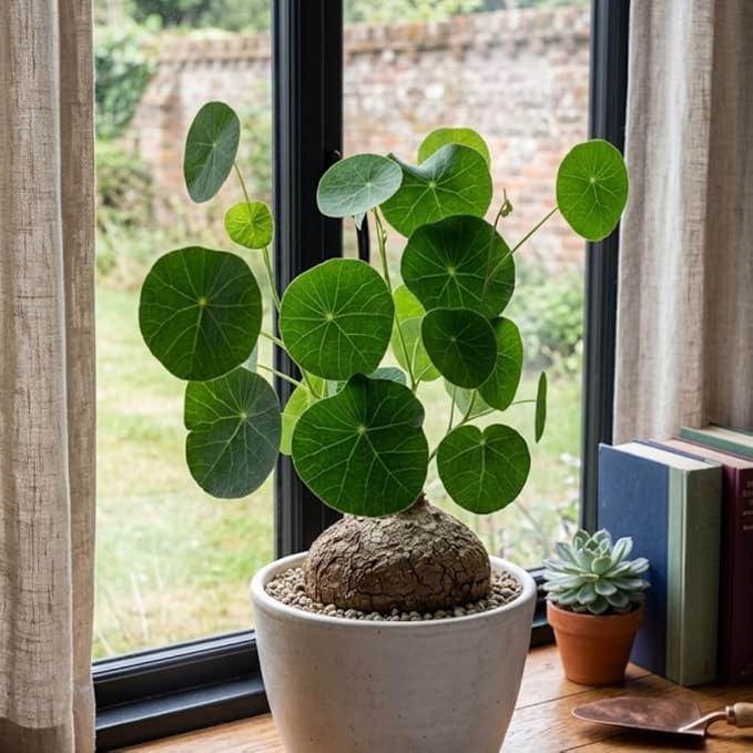 Stephania Plant Live in 2 – 2.5" Inch Pot | Compact Stephania Erecta Bulb Trees | Simple-Care Indoor Houseplant | Decorative Indoor Tree for Homes, Desks Spaces