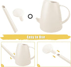 Watering Can for Indoor Plants, Small Watering Cans for House Plant Garden Flower, Long Spout Water Can for Outdoor Watering Plants 1. 8L 1/2 Gallon (White)