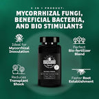 DYNOMYCO Spark Mycorrhizal Fungi, 4oz Wettable Powder – 3-In-1 Root Enhancer Turbocharges Nutrient Uptake & Yield – Treats 25 Plants, Indoor/Outdoor Bio-Stimulant – Dissolves Fast in Seed Starter Soil