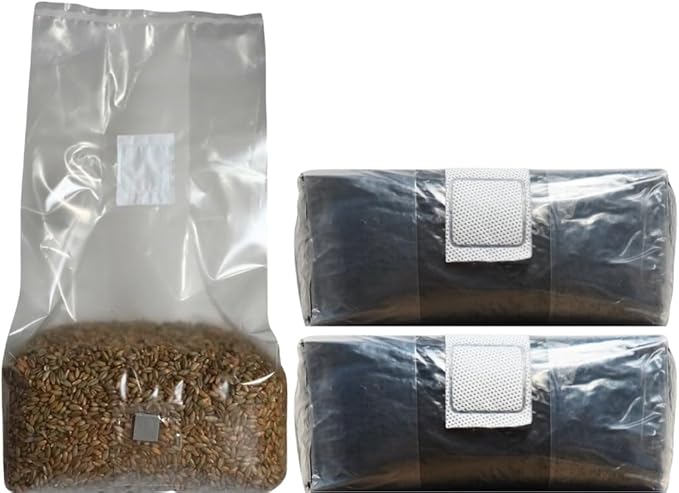Mushroom Monotub Refill - Sterile Grain Spawn [5lb] - Sterile Mushroom Substrate [10lb] Grow Like Magic