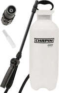 Chapin 20006 Pump Sprayer, 3‑Gallon, Lawn & Garden, Translucent Poly Tank, Funnel‑Top, SureSpray Anti‑Clog Filter, Adjustable Cone Nozzle & 34" Hose for Fertilizer, Weed & Pest Application