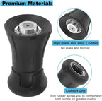 Fireman Hose Nozzle, 3/4" Garden Hose Nozzle, High Pressure Sprayer Nozzle for Car Washing, Patio Cleaning, Watering Lawn and Garden, Universal Fit Garden Hoses Black
