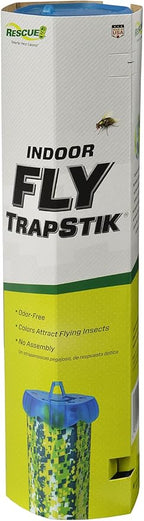 RESCUE! TrapStik for Flies – Indoor Hanging Fly Trap - 8 Pack