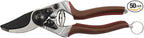 FELCO 8 ELITE Pruning Shears – 8.3" Swiss-Made Garden Clippers with Leather-Wrapped Handle for Large Right Hand | Hand Pruners for Gardening | Garden Tool Cutter with Bypass Blade, Carbon Steel