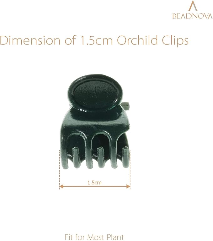 BEADNOVA Orchid Support Clips - 300PCS Plant Clips for Flower, Vine