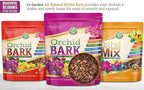 Organic Orchid Potting Bark - Made in USA Premium Garden Soil Amendment for Root Development of Phalaenopsis, Cattleyas, Indoor/Outdoor Plants & Reptile Terrarium Bedding! Chunky Fir Bark. OMRI Listed