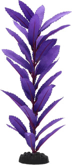2-Pack 12 Inch Aquarium Silk Aquarium Plants, Artificial Plastic Plant for Small Tank, Goldfish, Fish Hides (Purple, 12 Inch)