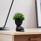 Zerzsy Fake Plants Artificial Succulents Plants for Room Bathroom Home Office Desk Cute Fake Plant Decoration - Set of 1