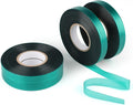 KINGLAKE GARDEN Stretch Tie Tape Roll-4 Rolls Total 600 Feet 1/2" Green Garden Tape,Plant Ribbons Plant Garden Tie for Branches, Climbing Planters, Flowers