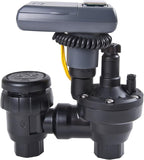 DIG LEIT 1 ASV.075 Solar Irrigation Controller with 3/4" Anti Siphon Valve | Solar-Powered, Smart Programming | Ideal for Drip & Sprinkler Systems in Residential & Commercial Irrigation (Weatherproof)