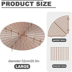 1Pack Large Plant Pot Grid, Cuttable Flower Pot Soil Cover Protectors with Deep Stakes, Dogs, Cats Digging Stopper, Plant Grid Pot Cover, 52cm/20.5in Diameter