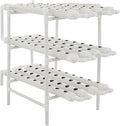 FLTRGO Hydroponics Growing System, Hydroponics Growing System Tower, PVC Pipe, 108 Holes, for Planting Vegetables, Indoor Garden System Tall Hydroponics System Outdoor