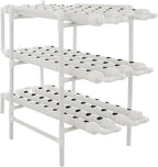 FLTRGO Hydroponics Growing System, Hydroponics Growing System Tower, PVC Pipe, 108 Holes, for Planting Vegetables, Indoor Garden System Tall Hydroponics System Outdoor