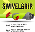 Flexzilla Garden Hose with SwivelGrip, 5/8 in. x 25 ft., Lightweight All-Weather Water Hose, Durable and Flexible, Leak-Free Connections