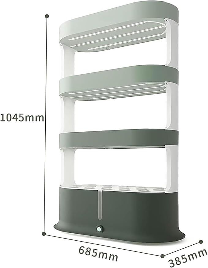 FLTRGO Garden Hydroponic Growing System 48 Pods Hydroponics Tower, Plant Germination Kit Aeroponics Growing Kit with LED Grow Light & Automatic Watering, Smart Garden Planter Aquaponics