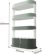 FLTRGO Garden Hydroponic Growing System 48 Pods Hydroponics Tower, Plant Germination Kit Aeroponics Growing Kit with LED Grow Light & Automatic Watering, Smart Garden Planter Aquaponics