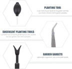HOMSFOU 14pcs Succulent Planting Tool Set with Spraying Bottle, Soil Scoop, Shovel, and Pruning Scissors for Indoor and Outdoor Gardening, Transplanting and Plant Care Accessories
