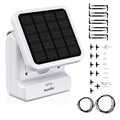 RAINPOINT Smart WiFi Solar Drip Irrigation System for Indoor&Outdoor Use,WiFi HUB Need,APP Control Auto Plant Waterer Device Kit Water Shortage Protection Push&Email Notification Water 10-20 Plants