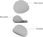 100 Pcs Round Mesh Pad for Flower Plant Pot Hole, Anti Soil Loss Bonsai Pot Bottom Grid Mat Mesh, 2 Size, 50pcs 5cm and 50pcs 10cm