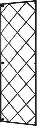 Giant Wall Trellis, 8 Foot Tall (96” high by 32” Wide), for Outdoor Climbing Plants, Sturdy Rectangular Shaped Metal Frame with Lattice Design
