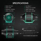 MARS HYDRO 2x4 Grow Tent Kit Complete System with 300W TSL2000 4x2 Full Coverage Dimmable Light,48"x24"x71" 1680D High Reflective Mylar,4inch 26.8dB,205CFM Smart Ventilation Kit,10 Speed Clip Fan